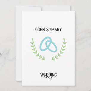 Invitación Wedding Tag  announcement 