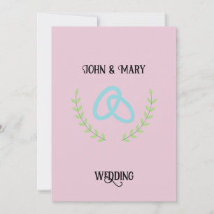 Invitación Wedding Tag  announcement 