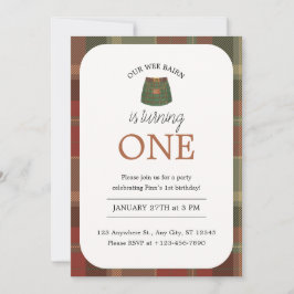 Invitación Wee Bairn Birthday