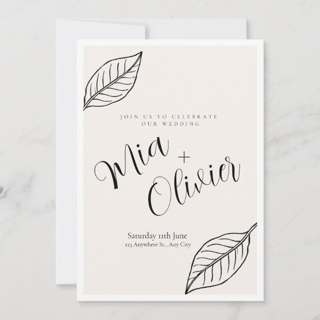 Invitación Weeding invitation 