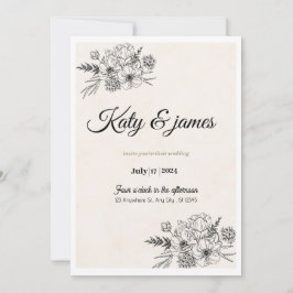 Invitación Weeding invitation 