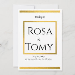 Invitación Weeding invitation