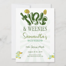 Weenies & Tinies Martini Bash Bachelorette Weekend