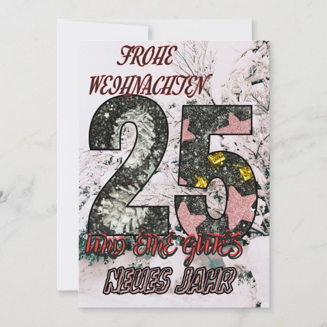 INVITACIÓN WEIHNACHTEN (Anverso)