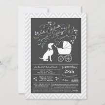 Weimaraner Dog Baby Shower Sexo Neutral