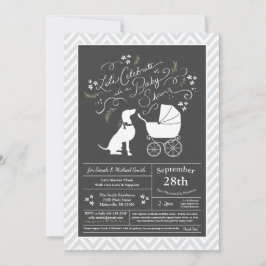 Invitación Weimaraner Dog Baby Shower Sexo Neutral