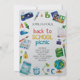 Invitación Welcome Back School Picnic