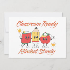 INVITACIÓN WELCOME BACK TO SCHOOL CLASSROOM READY MINDSET