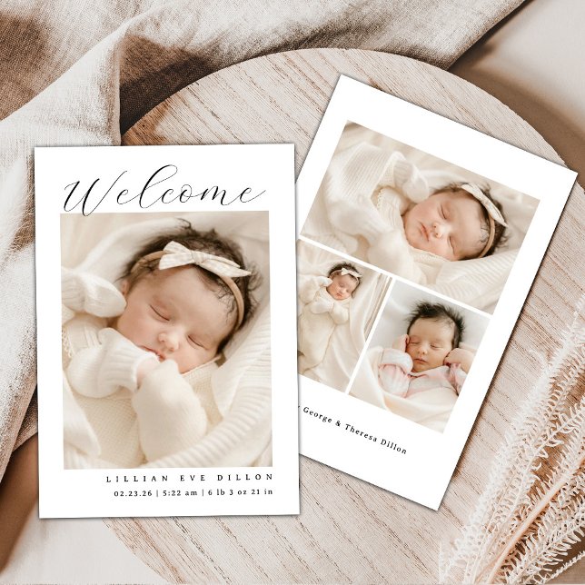 Invitación Welcome Birth Announcement (Subido por el creador)