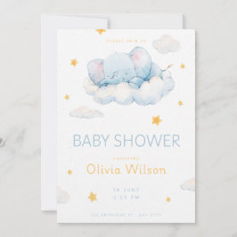 Invitación Welcome Little Star Baby Shower
