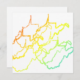 Invitación west virginia chill blur