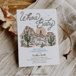 Invitación Western Cowboy Boy Baby Shower