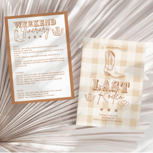 Invitación Western Last Rodeo Bachelorette