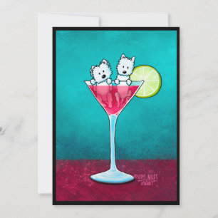 Invitación Westies KiniArt Cosmopawlitan