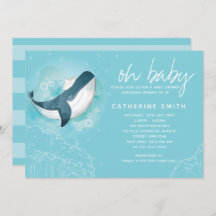 Whale Baby Boy Baby Shower