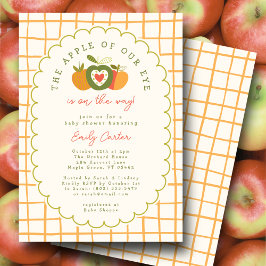 Invitación Whimsical Apple de nuestro Ojo Otoño Género neutra