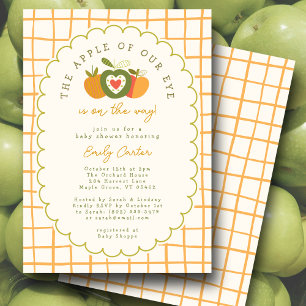 Invitación Whimsical Apple de nuestro Ojo Otoño Género neutra