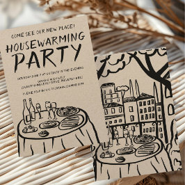 Invitación Whimsical Balcony Apartment Personalizado Calentam