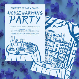 Invitación Whimsical Balcony Apartment Personalizado Calentam