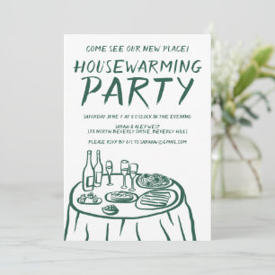 Invitación Whimsical Balcony Apartment Personalizado Calentam