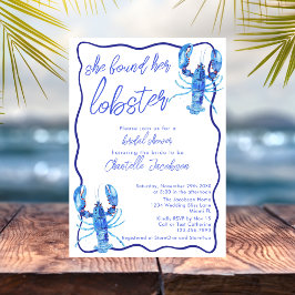 Invitación Whimsical Blue Encontró Su Ducha De Novias En Lobs