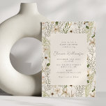 Invitación Whimsical Boho Greeneration Foliage Baby Shower<br><div class="desc">Invitación de Baby Shower a la fascinante vegetación boho</div>