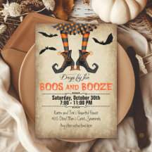 Whimsical Boos y Booze Halloween Party
