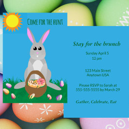 Invitación Whimsical Easter Brunch 