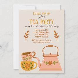 Invitación Whimsical Fall Fairytale Tea Fiesta