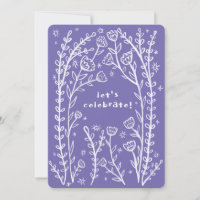 Whimsical Floral Vines Cuidados Personalizado Fies