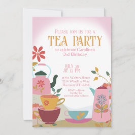 Invitación Whimsical Garden Fairytale Tea Fiesta