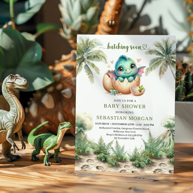 Invitación Whimsical Hatching Soon Baby Shower Invitation (Whimsical Hatching Soon Baby Shower Invitation)