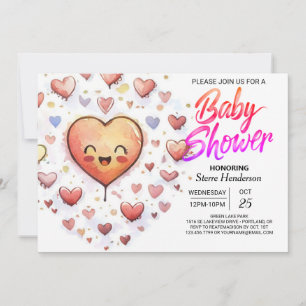 Invitación Whimsical Little Cutie Boho Baby Shower