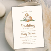 Whimsical Little Duckling Garden Baby Shower