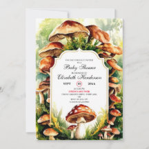 Whimsical Magical Mushroom Baby Shower