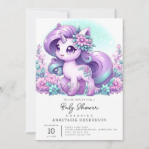 Whimsical Majestic Unicorn Baby Shower