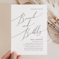 Whimsical Minimalista Brunch y Bubbly
