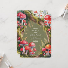 Whimsical Mushroom Baby Shower 