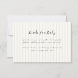 Invitación Whimsical Neutral de Libros para Bebés