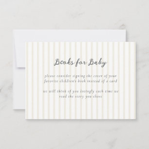 Invitación Whimsical Neutral de Libros para Bebés