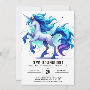 Invitación Whimsical Online Horse Birday