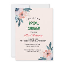 Whimsical Pastel Marco de Flor Silvestre Ducha Bri