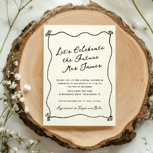 Invitación Whimsical Quirky Hand Drake Bridal Shower