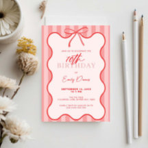 Whimsical Retro Border 70 Aniversario