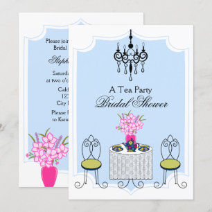 Invitación Whimsical Tea Fiesta
