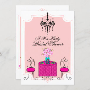 Invitación Whimsical Tea Fiesta