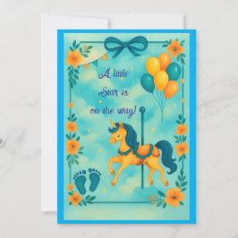Invitación Whimsical Unicorn Baby Shower