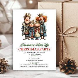Invitación Whimsical Watercolor Family Festive Party Invite