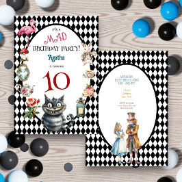 Invitación Whimsical Watercolor Wonderland Birthday Party