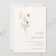 Invitación Whimsical Wildflower Bouquet | Ivory All In One (Anverso)